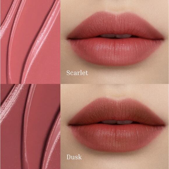 LITHE Soft Fill Lip Pencils Duo Set DUSK / SCARLET Full Size NEW IN BOX - Picture 3 of 4